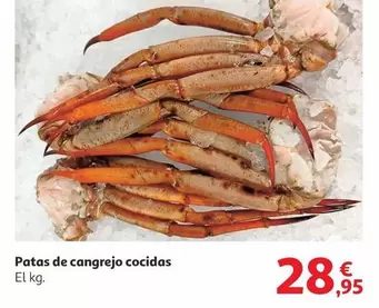 Patas De Cangrejo Cocidas