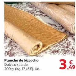 Plancha De Bizcocho