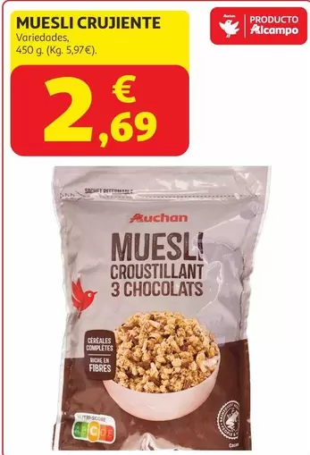 Auchan - Muesli Crujiente