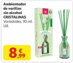 cristalinas - Ambientador De Varillas Sin Alcohol
