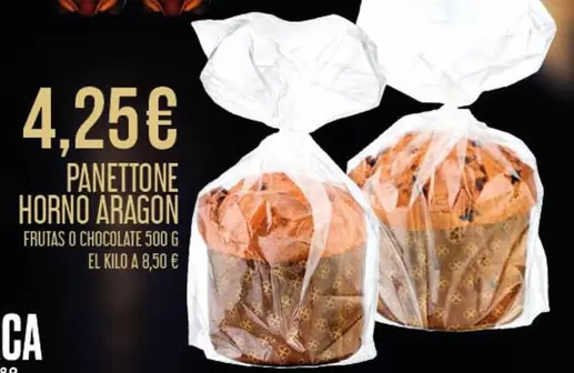 Panettone Horno Aragon