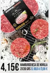 Hamburguesas De Novilla