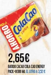 Cola Cao - Batido Cacao Energy