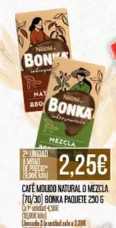 Nestlé - Cafe Molido Natural O Mezcla