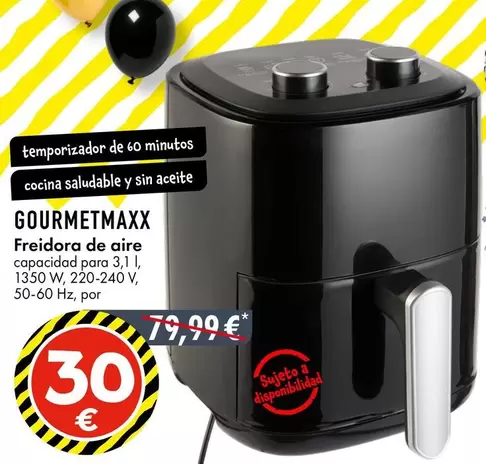 Gourmet Maxx - Freidora De Aire