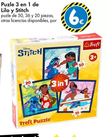 Puzle 3 En 1 De Lilo Y Stitch