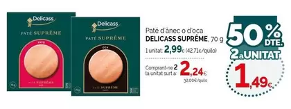 Delicass - Pate D'anec O D'oca