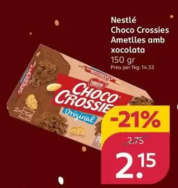 Nestlé - Choco Crossies Ametlles Amb Xocolata