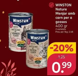 Winston Nature - Menjar Amb Carn Per A Gossos