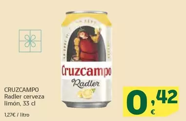 Cruzcampo - Radler Cerveza Limon