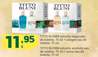 Titto Bluni - Estuche Acqua Eau De Toilette + Cologne Eau De Toilette