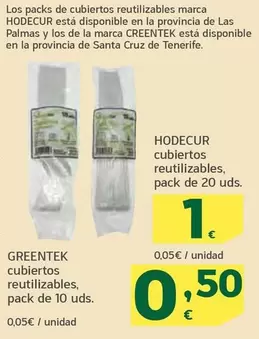 Hodecur - Cubiertos Reutilizables