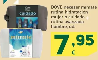 Dove - Neceser Mimate Rutina Hidratacion Mujer O Cuidado Rutina Avanzada Hombre