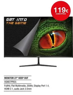 Game - Monitor 27" Keep Out