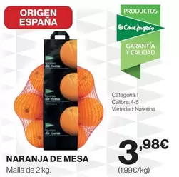 El Corte Inglés - Naranja De Mesa