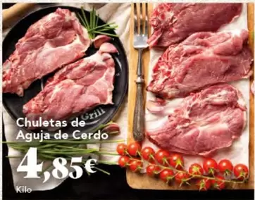 Chuletas De Aguja De Cerdo
