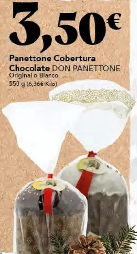 Blanco - Panettone Cobertura Chocolate
