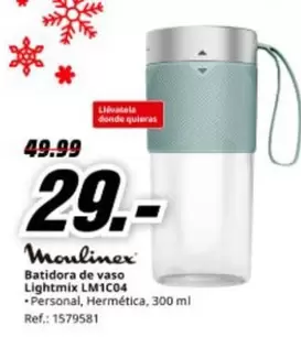 Moulinex - Batidora De Vaso Lightmix Lm104
