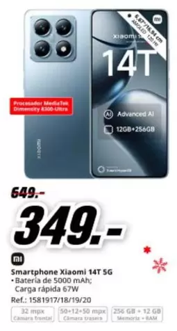 Xiaomi - Smartphone 14t 5g