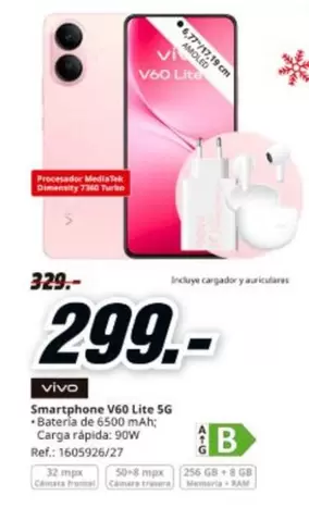 Vive - Smartphone V60 Lite 5G