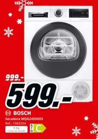 Bosch - Secadora WQG245D0ES
