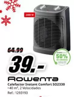 Rowenta - Calefactor Instant Comfort S02330