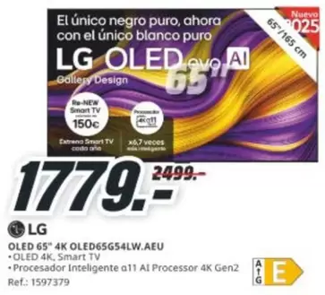 LG - Oled 65" 4k Oled65g54lw.aeu