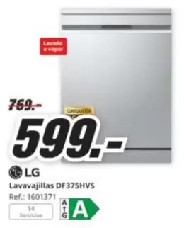 LG - Lavavajillas DF375HVS