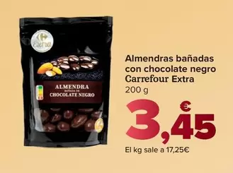 Carrefour Extra - Almendras Bañadas Con Chocolate Negro