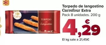 Carrefour Extra - Torpedo De Langostino 