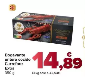 Carrefour Extra - Bogavante Entero Cocido 