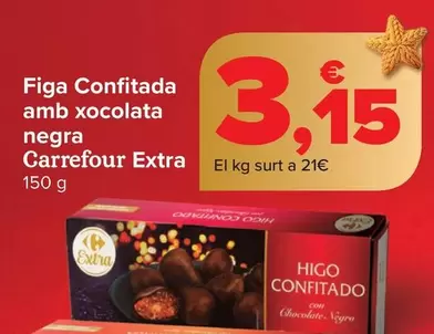 Carrefour Extra - Higo Confitado Con Chocolate Negro