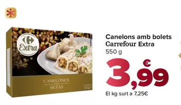 Carrefour Extra - Canelones Con Setas