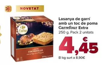 Carrefour Extra - Lasaña De Cochinillo Con Un Toque De Manzana