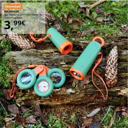 Majbagge -Jgo Exploración Naturaleza 3p, Verde/naranja