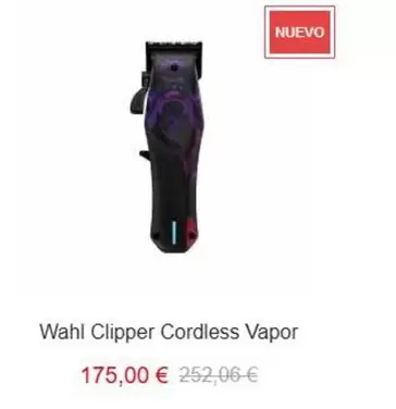 Wahl - Clipper Cordless Vapor