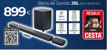 JBL - Barra De Sonido Bar 800MK2