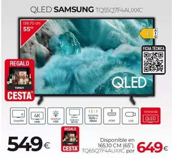 Samsung - Qled TQ55Q7F4AUXXC 