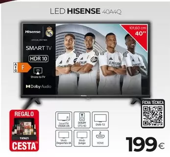 Hisense - Led 40A4Q