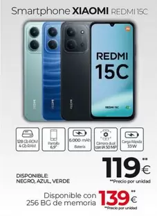 Xiaomi - Smartphone Redmi 15C