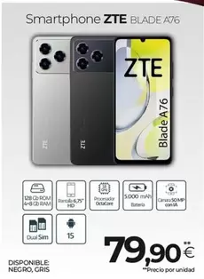 ZTE - Smartphone Blade A76