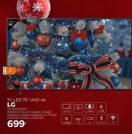 LG - Tv Led 75" UHD 4K