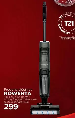 Rowenta - Fregona Electrica