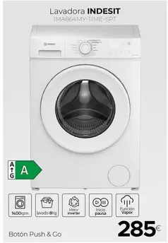 Indesit - Lavadora IMA864MY-TIME-SPT
