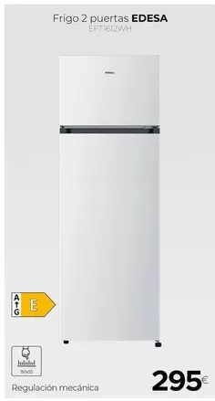 Edesa - Frigo 2 Puertas EFT1612WH
