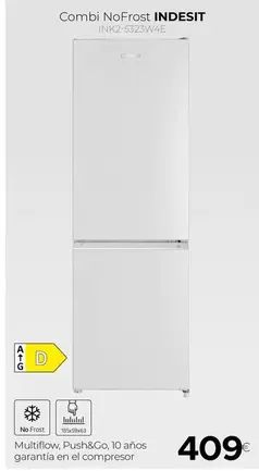 Indesit - Combi No Frost INK2-5323W4E 