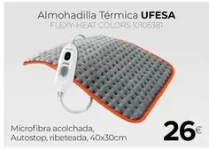 Ufesa - Almohadilla Térmica FLEXY-HEAT COLORS 10105381