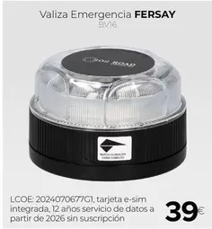 Valiza Emergencia Fersay