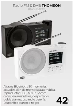 Thomson - Radio & Dab RT400DABBT