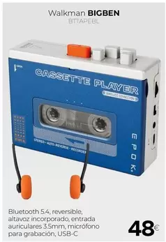 Big Ben - Walkman BTTAPEBL 
